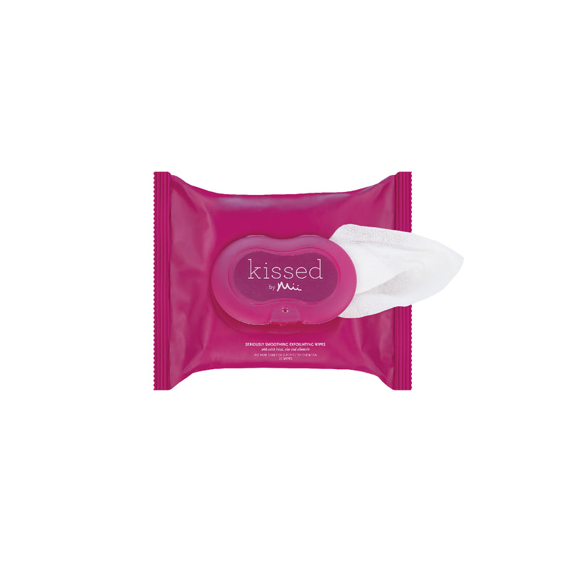 Kissed by Mii Seriously Smoothing Exfoliating Wipes